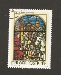 Stamps Hungary -  Vidriera Mensajero Principe Arpad
