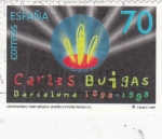 Stamps Spain -  Centenario del Nacimiento Carlos Buigas- (1898-1998) Fuente Mágica Montjuic (Barcelona)     (Q)