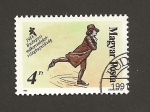 Stamps Hungary -  Patinador siglo XVIII
