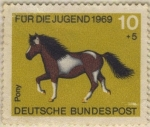 Stamps Germany -  Pony