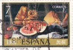 Stamps Spain -  PINTURA- Bodegones - (Luis Menéndez) (R)