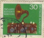 Stamps Germany -  Radiodifusión