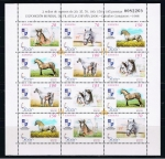 Stamps Spain -  Edifil  3608 - 3613 A  MP. 62  Exposición Mundial de Filatelia España 2000.  
