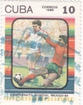 Stamps Cuba -  CAMPEONATO MUNDIAL DE FUTBOL MÉXICO'86