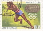 Stamps Mongolia -  Olimpiada Berlín 1936