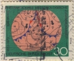 Stamps Germany -  Cartografía