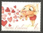 Stamps Finland -  Corazones soplados
