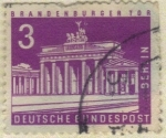 Stamps Germany -  Puerta de brandeburgo