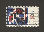 Stamps United States -  A las bellas artes