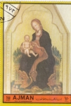 Stamps United Arab Emirates -  La Virgen María y el Niño