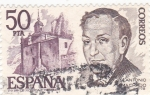 Stamps Spain -  ANTONIO MACHADO- Personajes españoles  (U)