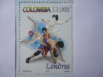 Stamps Colombia -  Juegos Olímpicos de Londres 2012- (1de4)