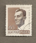 Stamps Hungary -  Joliot Curie