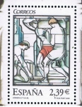 Stamps Spain -  Edifil   4280  Vidrieras.  