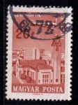 Stamps Hungary -  279-Avión sobrevolando villas húngaras