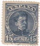 Stamps Spain -  ALFONSO XIII Cadete   (V)