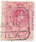 Stamps Spain -  ALFONSO  XIII Tipo Medallón    (V)