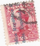 Stamps Spain -  ALFONSO XIII   (V)