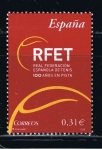 Stamps Spain -  Edifil  4433  I cent. de la Real Federación Española de Tenis. RFET.  