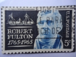 Stamps United States -  Ingeniero: Robert Fulton 1765-1965