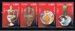 Stamps Spain -  Edifil  4660-4663  Cerámica Española.  Museo de Maises.  