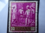 Stamps Spain -  Ed:1246-Pintores:Diego Velázquez-Día del Sellos-¨La Fragua de Vulcano¨