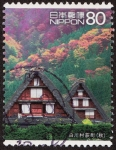 Stamps Japan -  Japón -  Aldeas históricas de Shirakawa-go y Gokayama