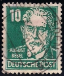 Stamps Germany -  August Bebel.