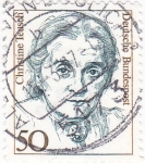 Stamps Germany -  CHRISTINE TEUSCH- política