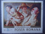 Stamps Romania -  Pintores: Jacobo Jordaens- Oleo:Vara.