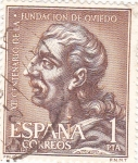 Stamps Spain -  XII Centenario de la Fundación de Oviedo  (Y)