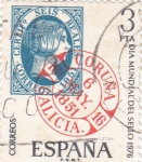 Stamps Spain -  Día Mundial del Sello- 1976  (Z)
