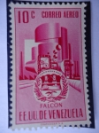 Stamps Venezuela -  E.E.U.U de Venezuela- Estado: Falcón- Escudo