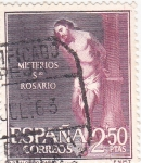 Stamps Spain -  Flagelación - Misterios del Santo Rosario (1)