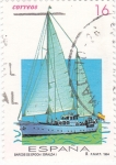 Stamps Spain -  BARCOS DE EPOCA-(GIRALDA)    (2)