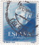 Stamps Spain -  SANTIAGO RAMON Y CAJAL   (2)