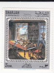 Stamps United Arab Emirates -  Pintura-piano