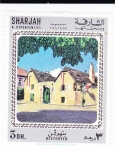 Stamps United Arab Emirates -  Pintura- edificaciones