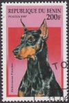 Stamps Benin -  Perro - Dobermann