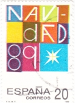 Stamps Spain -  Navidad-89  (4)