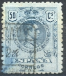 Stamps Spain -  ESPAÑA 277 ALFONSO XIII TIPO MEDALLON