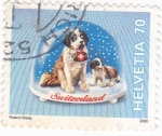 Stamps Switzerland -  Bola de nieve navideña