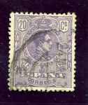 Stamps Spain -  Alfonso XIII. Tipo Medallón