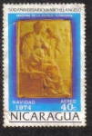 Stamps Nicaragua -  500 Aniversario de Michelangelo