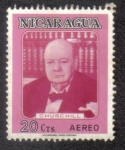 Stamps Nicaragua -  Churchill