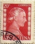 Stamps : America : Argentina :  Eva Perón