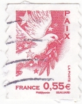 Stamps France -  Paloma de la Paz