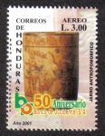 Stamps Honduras -  50 Aniversario Banco de Occidente S.A.