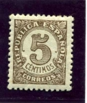 Stamps Spain -  Cifras
