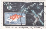 Stamps Cuba -  70 Aniversario de la revolución de Octubre